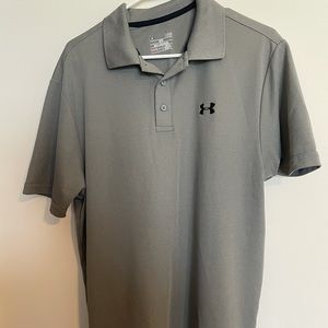 Men’s Grey Under Armour Polo